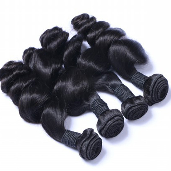 EMEDA malaysian loose curly hair weave bundles in stock QM012